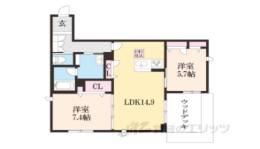 カーマイン・ピノ四条堀川間取り図面