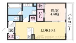 クレア長浜Ｓｔａ．間取り図面