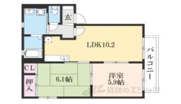 ディアコートＢ間取り図面
