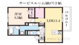 アリビオＢ棟間取り図面