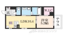 シャーメゾンちきりや大将軍間取り図面
