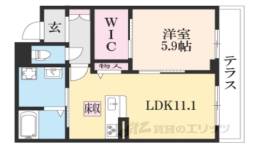 ヴィラコート　ワン間取り図面