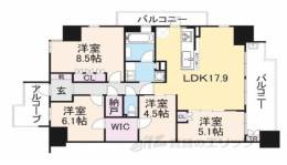 京都桂川つむぎの街グランスクエア間取り図面