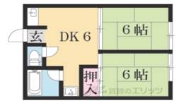 スタイル前田２間取り図面