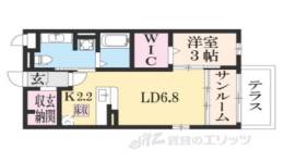 エスペラント・ボヌール２間取り図面