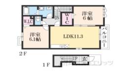 ハオス・リーリエ３間取り図面