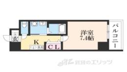 グラカン京都駅前　輝間取り図面