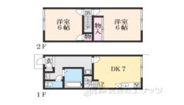 レオパレスジュネス栗東間取り図面