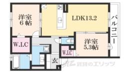 エスタール長岡京間取り図面