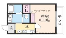 ＭＥＳＡ　ＶＥＲＤＥ御池間取り図面