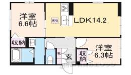 プランドール　Ｍ間取り図面