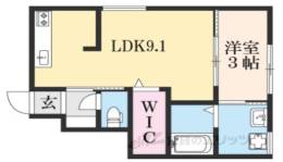 グリシーヌ竜田間取り図面