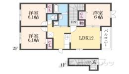ソレアード３間取り図面