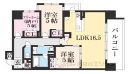 エスリード大津におの浜セントラル間取り図面