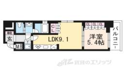リーガル京都五条大宮間取り図面