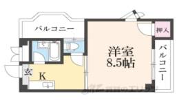 ロータリーマンション出口間取り図面