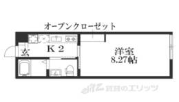 サンクトスコート五条室町間取り図面