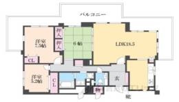 御所西パーク・ホームズ洛楽荘間取り図面