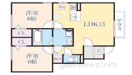 ボンヌ・シャンス　ＵＮ間取り図面