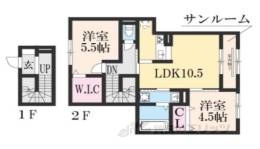 リンク岩倉間取り図面