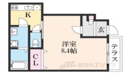 エステイトＥ桂川Ｂ棟間取り図面