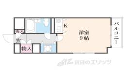 スカイノブレ京都四条大宮606間取り図面