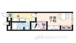 レオパレスマイルドミナミコタニ間取り図面