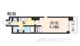アスヴェル京都市役所前間取り図面
