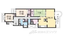 高の原アーバンコンフォートH棟202号室間取り図面