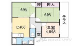 サンハイツ中川間取り図面