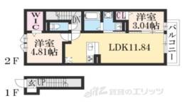 コットンハウス５間取り図面