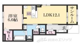 ヴィラ湧水２間取り図面