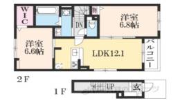 ヴィラ湧水１間取り図面