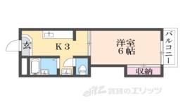 フレグランス並河２間取り図面