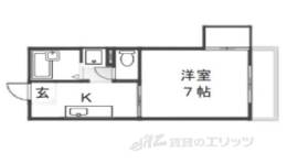 フレグランス並河２間取り図面