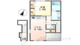 エスポアール２間取り図面