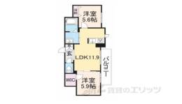 カームアングル間取り図面