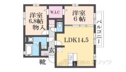 リビングタウン州見台Ｄ棟間取り図面