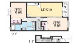 クレセント間取り図面