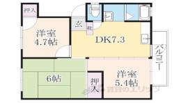 コーポラスフシミ間取り図面