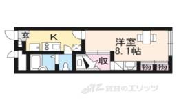 レオパレスアイビーコート８間取り図面