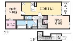 シャレム・オール　Ｋ間取り図面