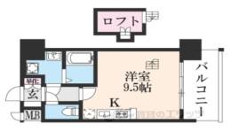 クレアドーレ京都二条間取り図面