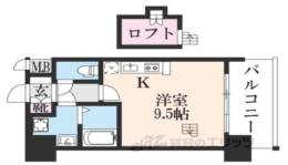 クレアドーレ京都二条間取り図面