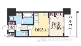 クレアドーレ京都二条間取り図面
