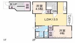 パレ・ノール２間取り図面