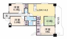 アメニティ膳所間取り図面