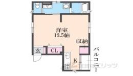 高野泉町40-45マンション間取り図面