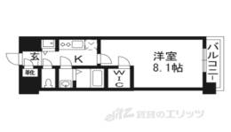 エスリード京都梅小路304間取り図面