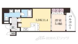 リーガル京都西陣２間取り図面
